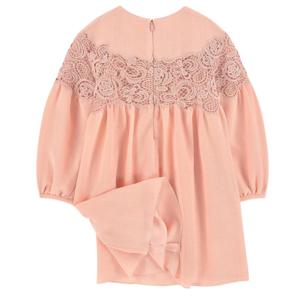 Chloe couture dress with guipure embroidery - Picture 13 of 14